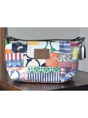Vintage Coach Y2K Hampton Weekend Weekend Patchwork Mini Bag **NEW**
